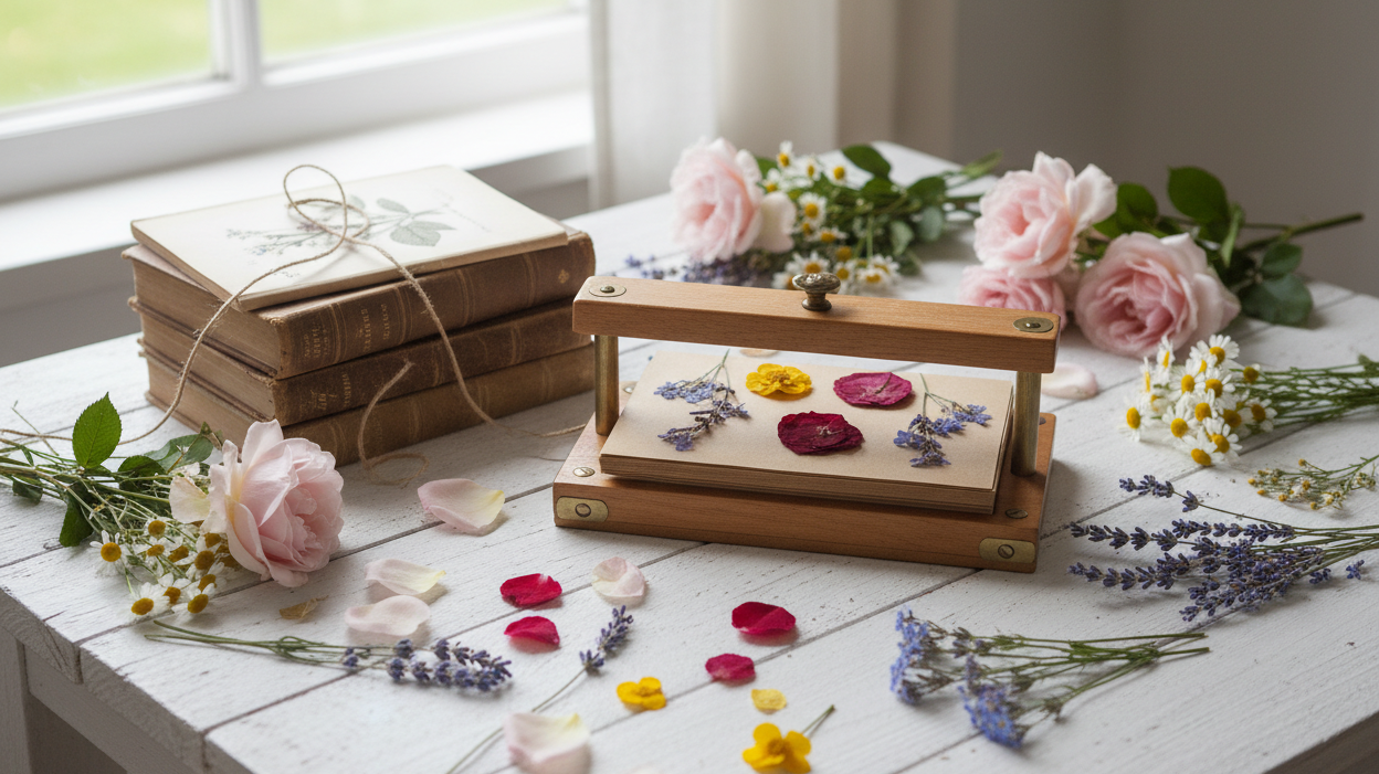 How tight should I tighten my flower press?