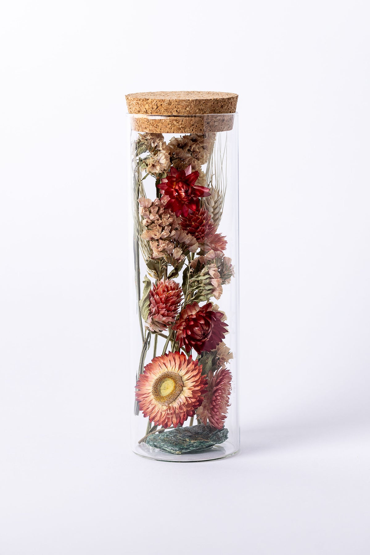Dried Flower Herbarium - Fuchsite Earth Vessel - LARGE