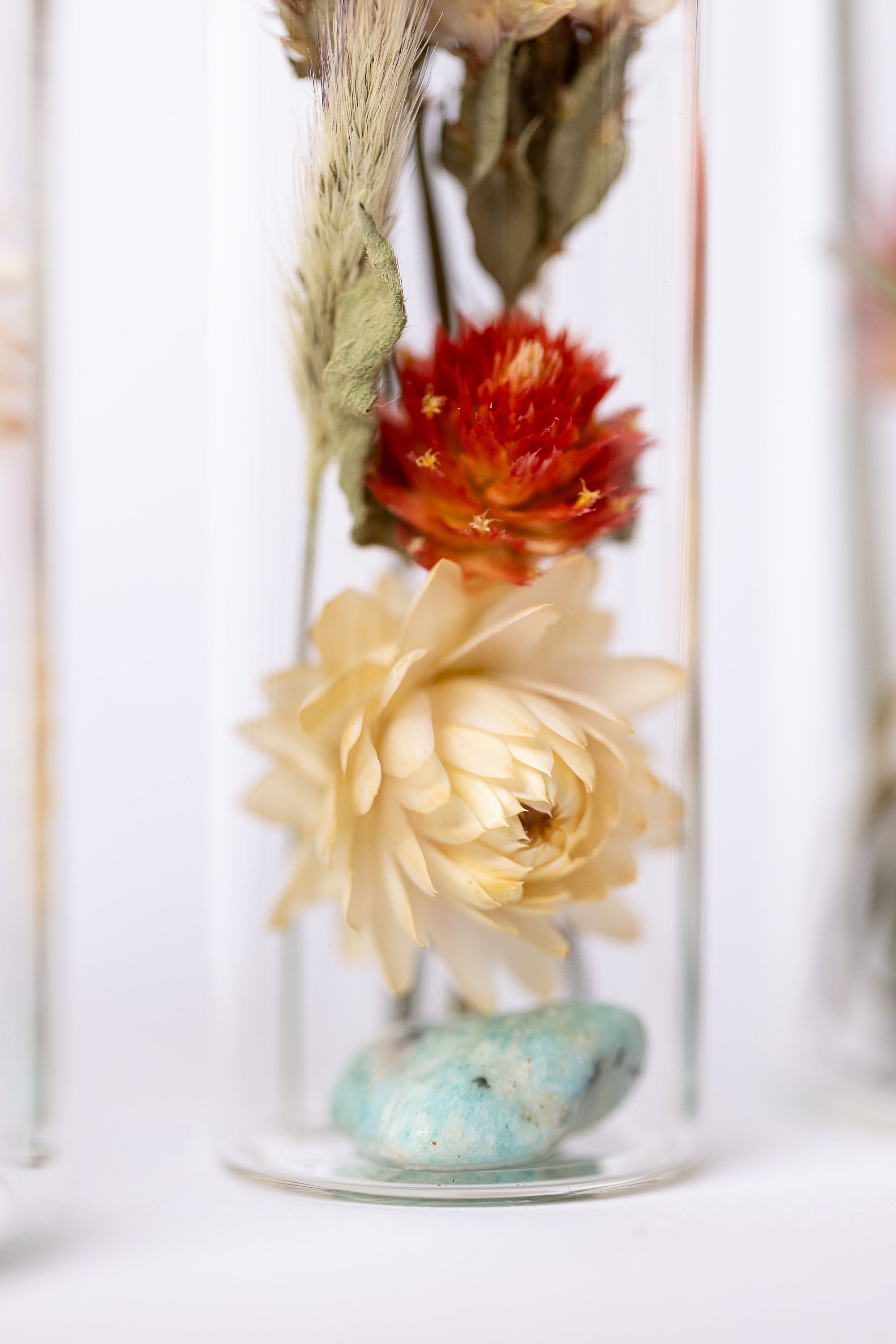 Dried Flower Herbarium - Amazonite Earth Vessel - product detail