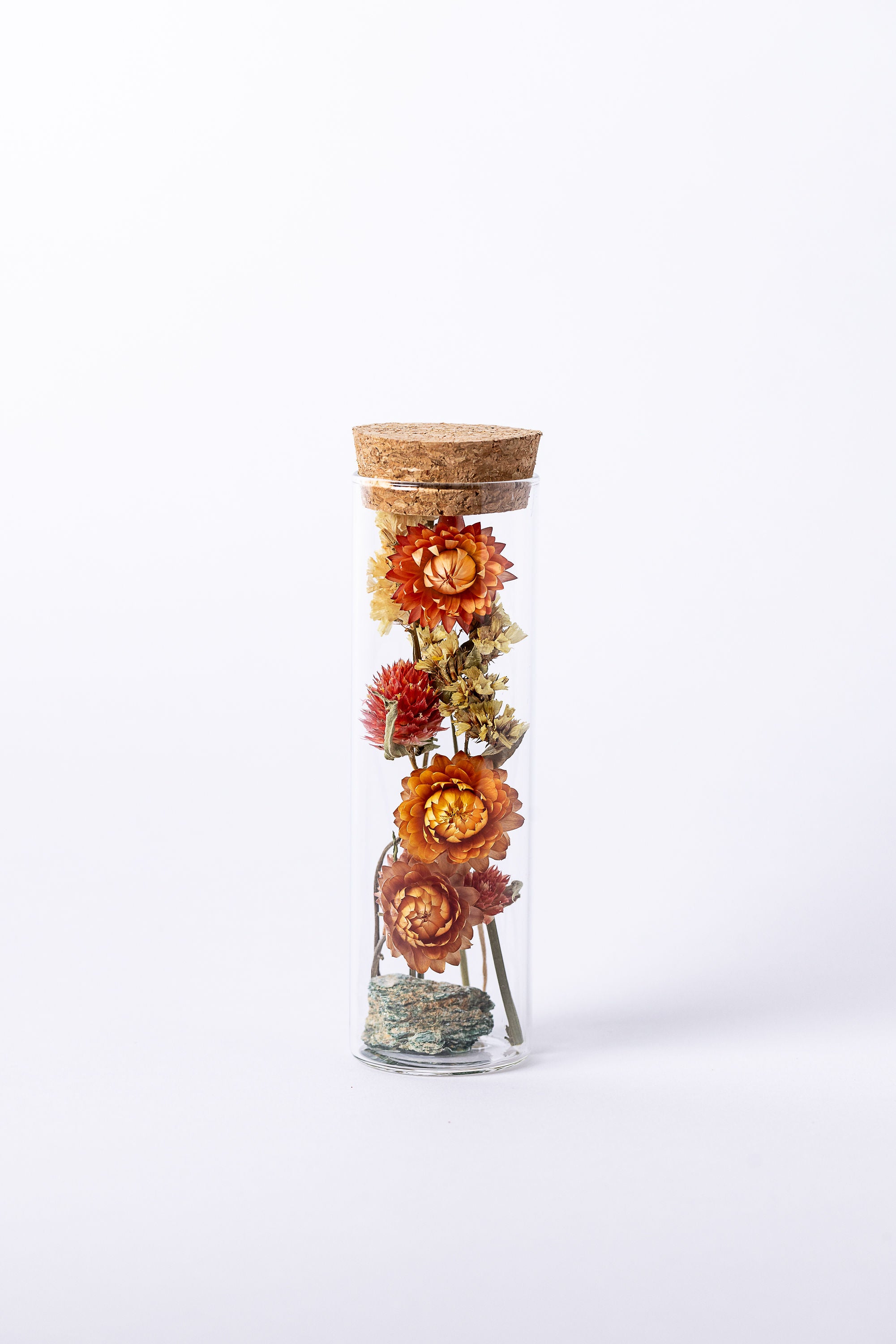 Dried Flower Herbarium - Fuchsite Earth Vessel - MEDIUM