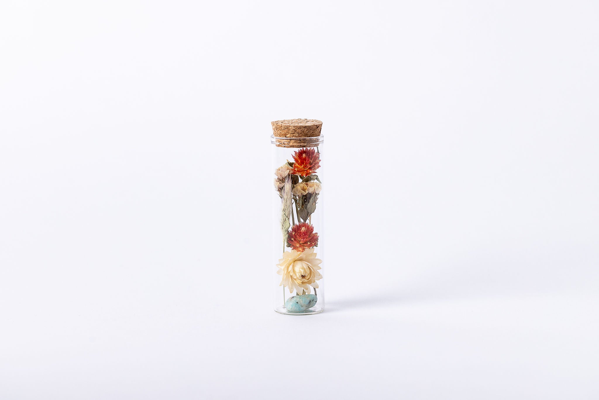 Dried Flower Herbarium - Amazonite Earth Vessel - Mini