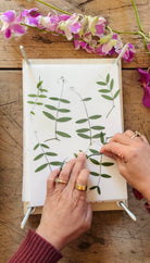 Single workshop ticket with flower press